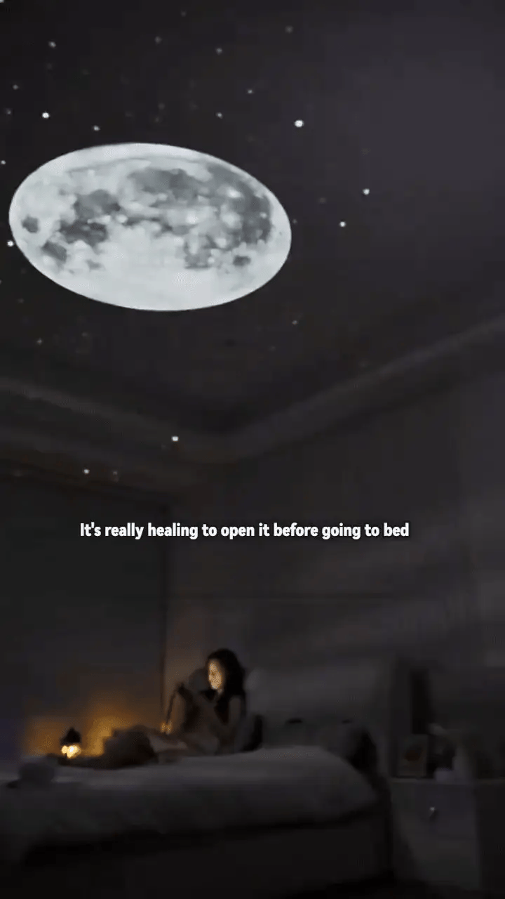 🌙 LunaSphere™ Dreamy Sky Rotating Night Light Projector