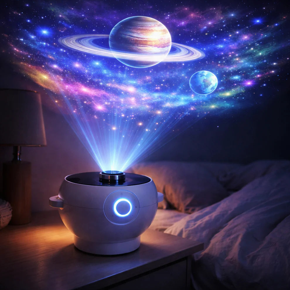 🌙 LunaSphere™ Dreamy Sky Rotating Night Light Projector