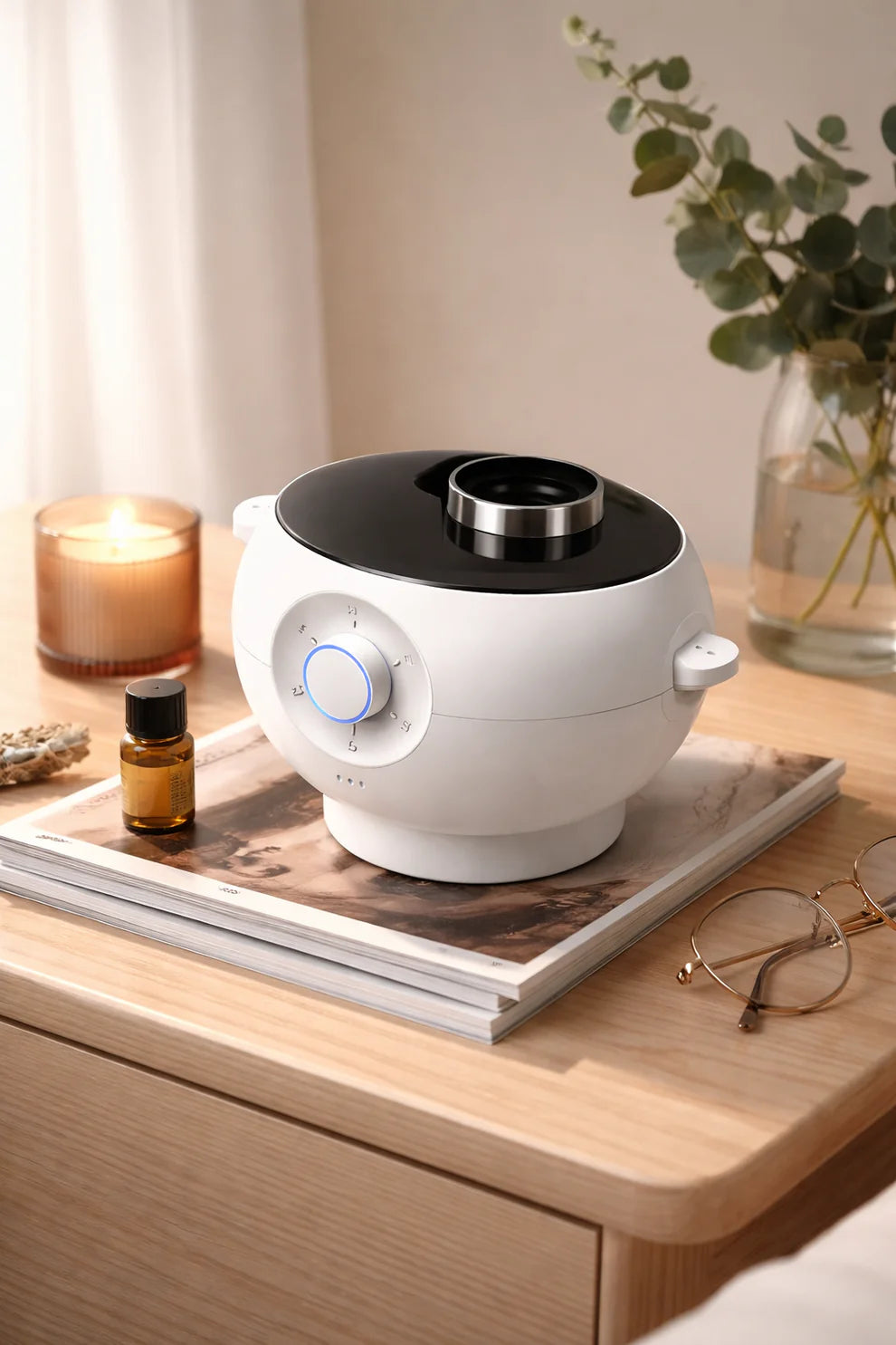 🌙 LunaSphere™ Dreamy Sky Rotating Night Light Projector