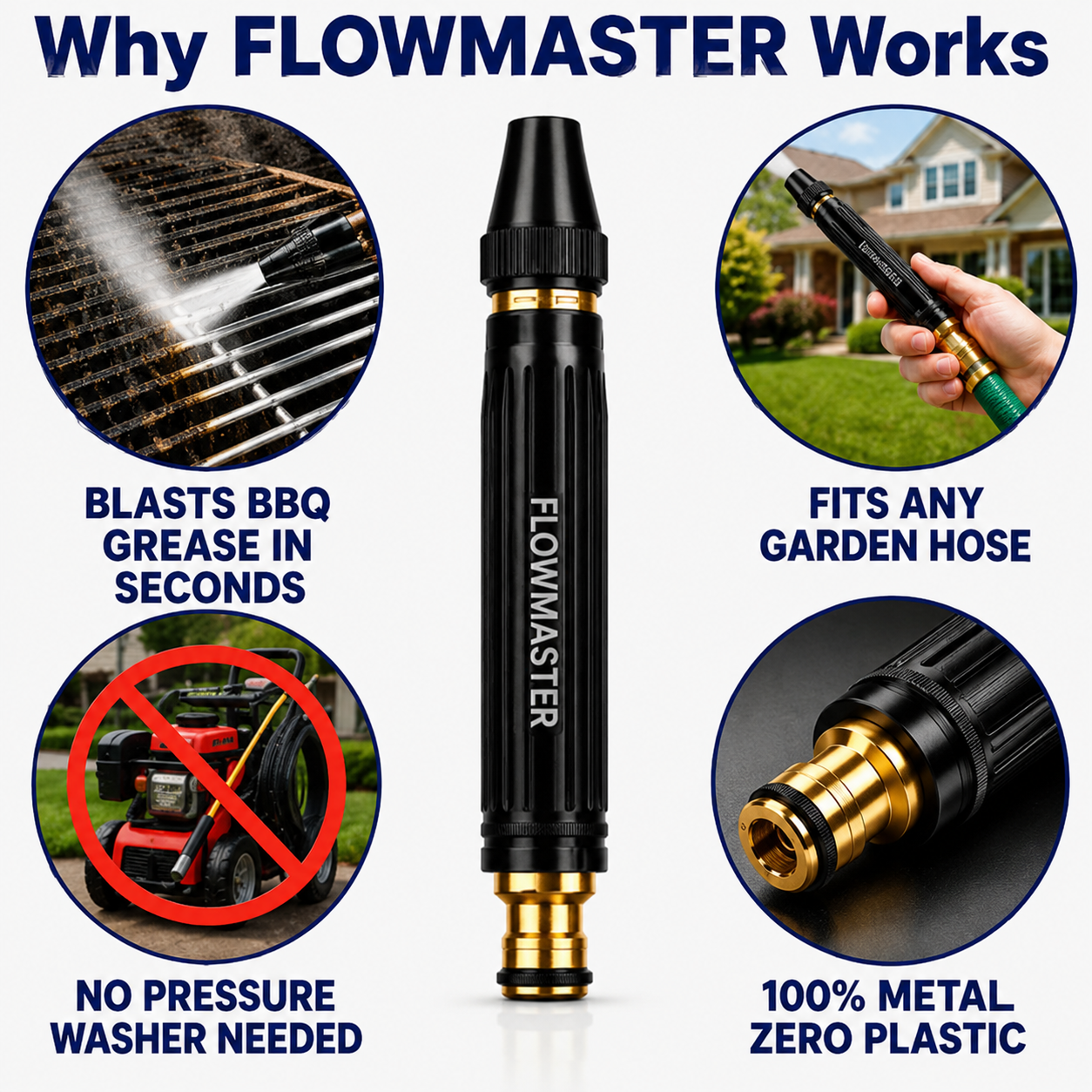 FlowMaster Spray Nozzle - Pack of 2